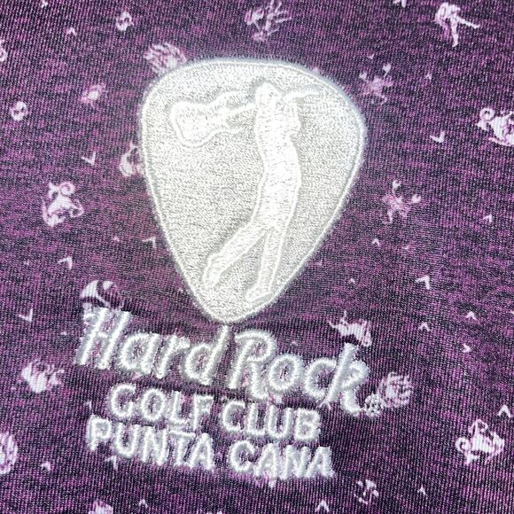 Callaway Swing Tech Men's XXL Purple Hard Rock Punta Cana Golf Shirt - Picture 6 of 7